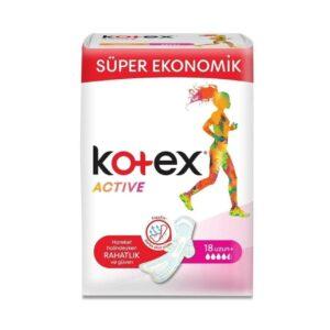 نوار بهداشتی 18 عددی کوتکس مدل Kotex Active
