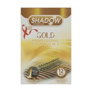 کاندوم تاخیری طلایی شادو 12 عددی Shadow Gold