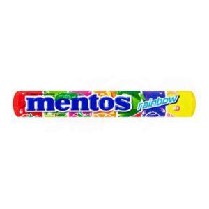 آبنبات منتوس مدل رنگین کمان Mentos