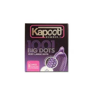 کاندوم خاردار درشت کاپوت 3 عددی Kapoot Big Dots