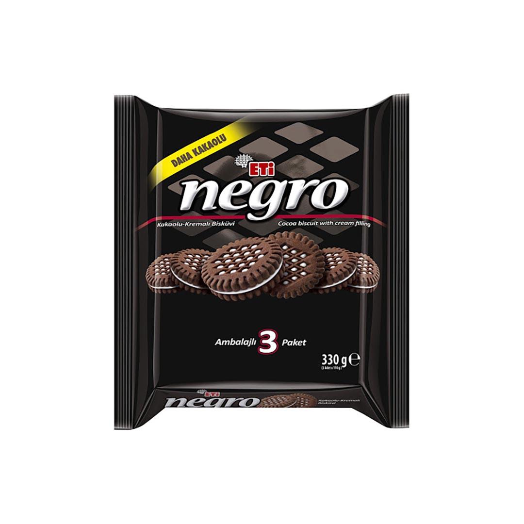 بیسکویت اتی نگرو با کرم کاکائو Eti Negro Cocoa Cream