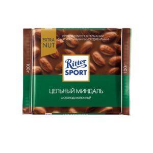 شکلات بادام کامل 100 گرمی ریتر اسپرت Ritter Sport