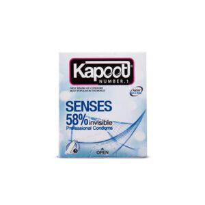 کاندوم نازک کاپوت3عددی مدل Kapoop Senses 58%
