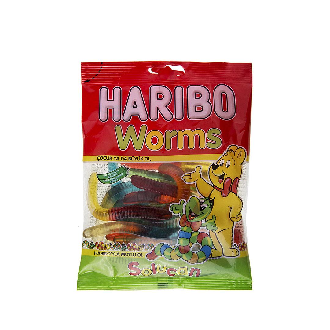 پاستیل ژله ای 160 گرمی هاریبو مدل کرمی Haribo Worms