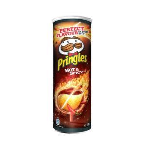 چیپس تند و آتشین پرینگلز مدل Pringles hot & spicy