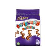 شکلات کیسه ای موج دار دارک میلک کدبری Cadbury Curly Wurly