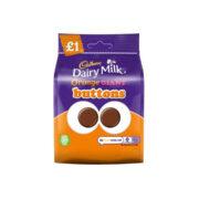 شکلات کیسه ای دارک میلک دکمه ای پرتقالی کدبری Cadbury Dairy Milk