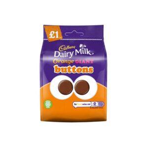 شکلات کیسه ای دارک میلک دکمه ای پرتقالی کدبری Cadbury Dairy Milk