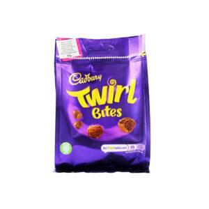 شکلات کیسه ای لقمه ای دارک میلک کدبری Cadbury twirl bites