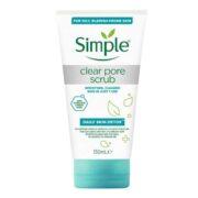 اسکراب پاک کننده منافذ سیمپل 150 میلی لیتر مدل Daily Skin Detox Clear Pore Scrub