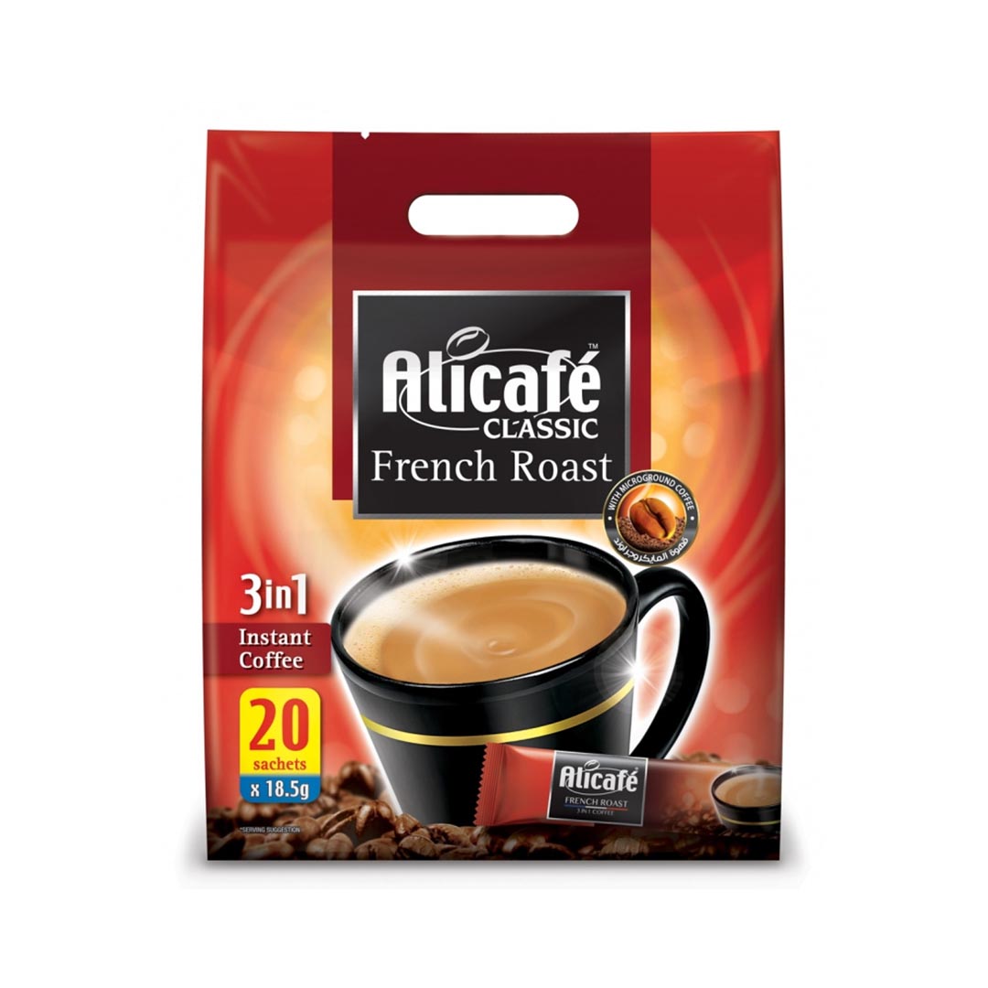 قهوه فوری 3 در 1 فرانسوی رست علی کافه